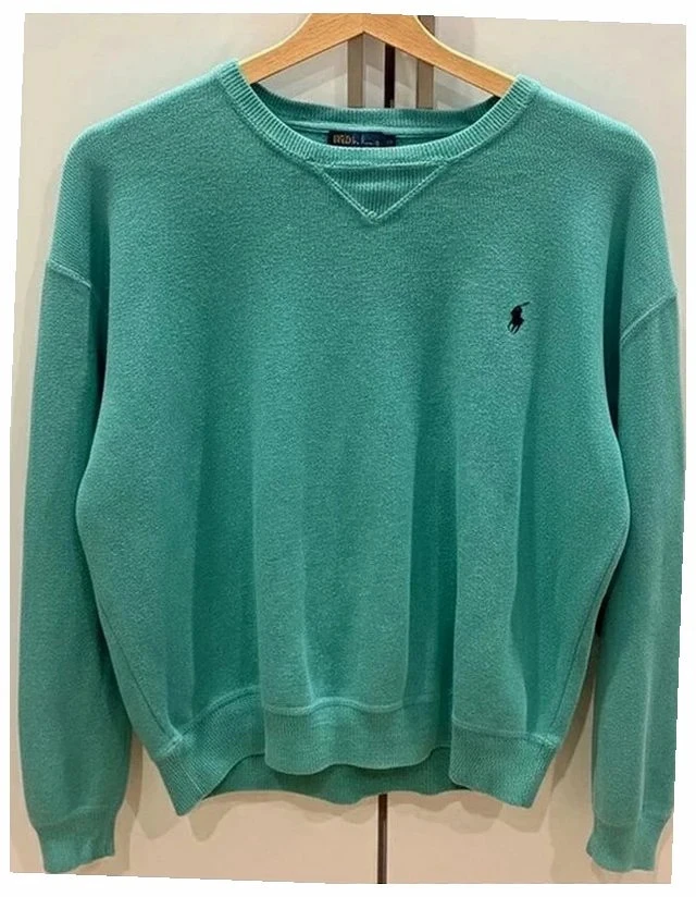 Polo Ralph Lauren Sea Green XL Sweatshirt – Embroidered Logo – photo 2